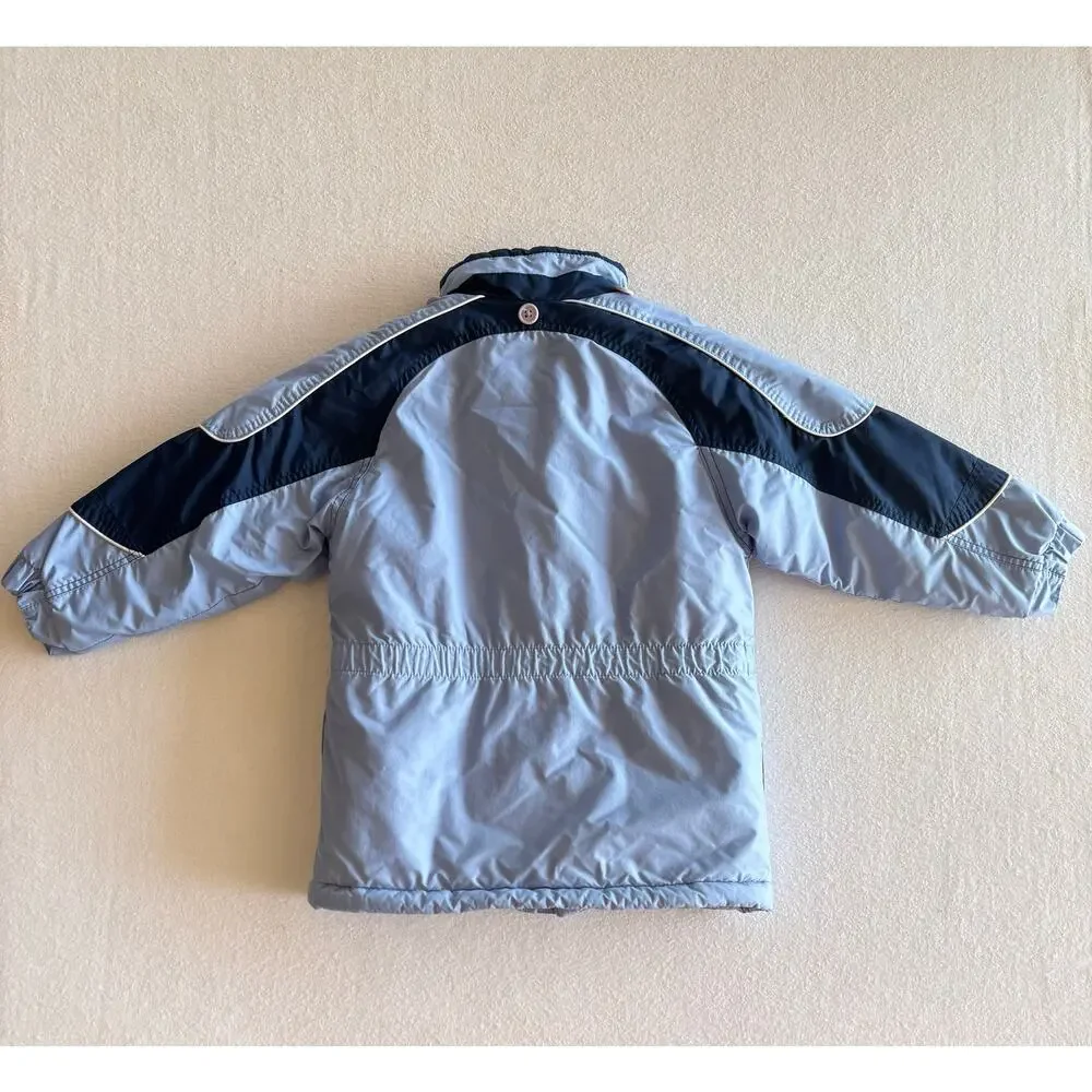 Osh Kosh B’Gosh Winter Ski Jacket Girls Size 5 Full Zip Lined Blue